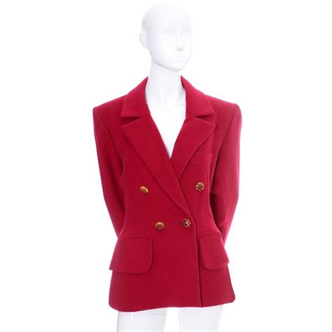 ysl red blazer|ysl blazer women.